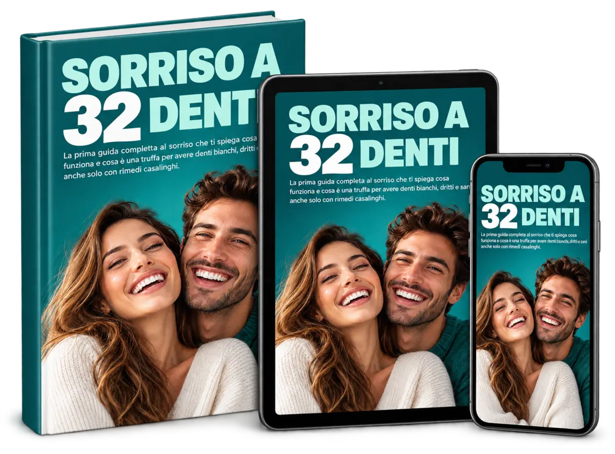 Sorriso a 32 Denti: la guida su libro, tablet e telefono